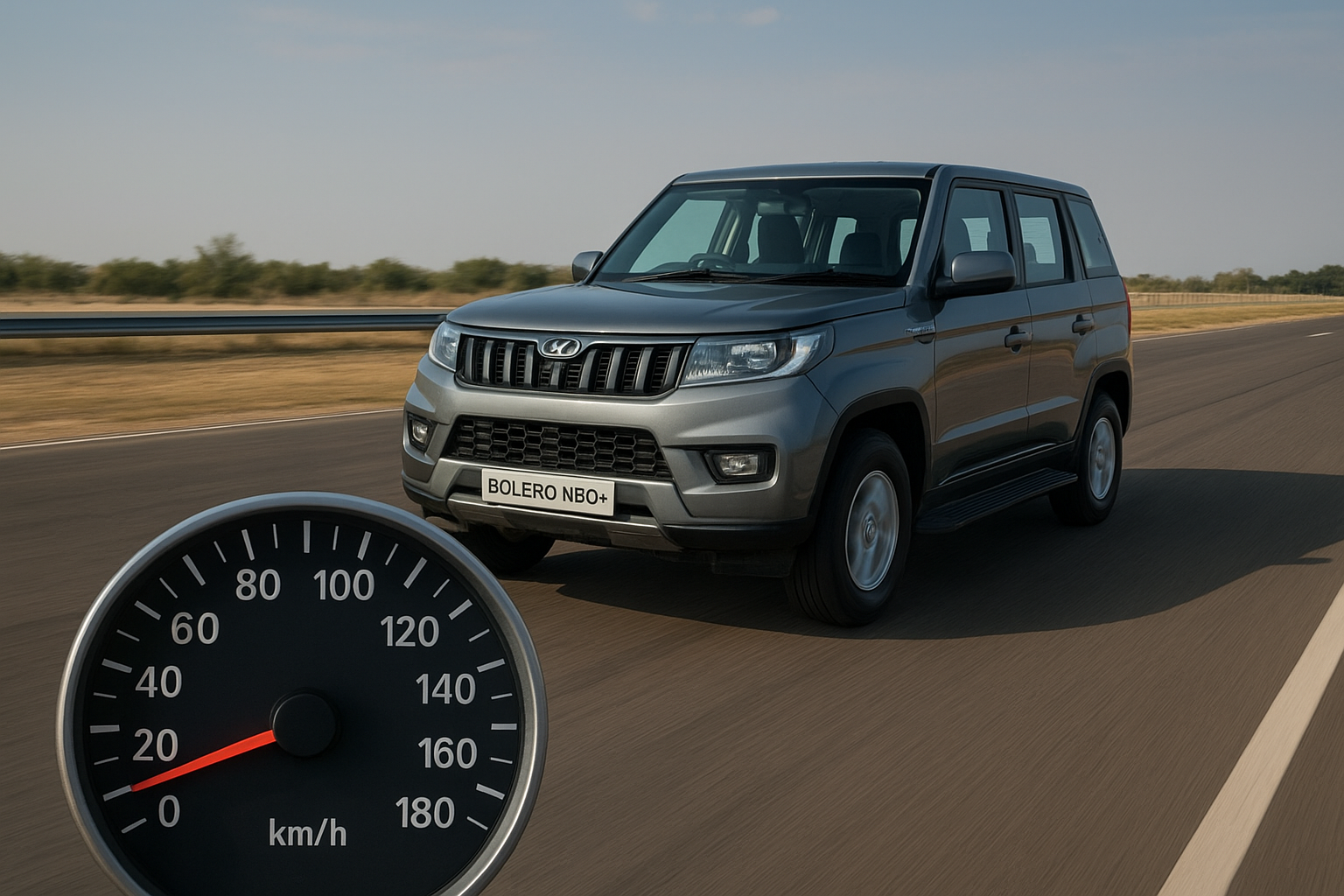 Mahindra Bolero speed test