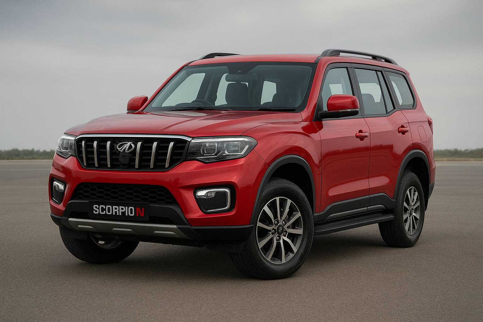 Mahindra Scorpio N Red Colour